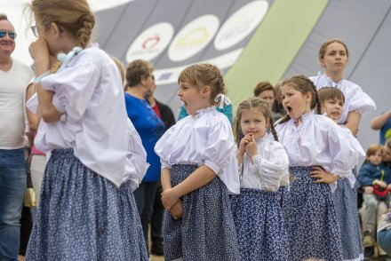 Wiślański Wygón Łowiec - występ Zespołu Regionalnego "Mała Wisła"